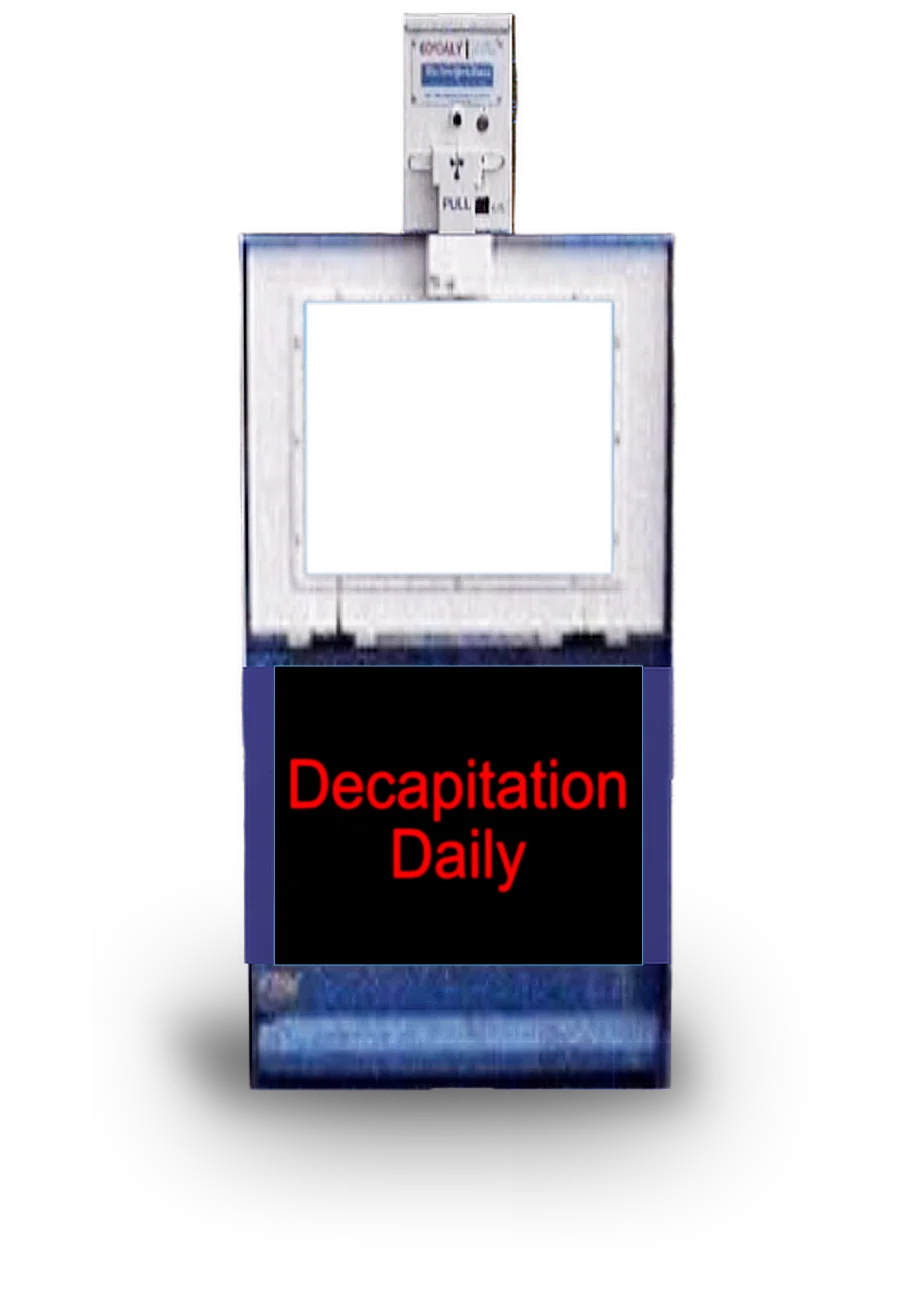 Decapitation Daily News Stand