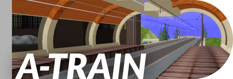 Heavy rail graphic, showing an A-Train station