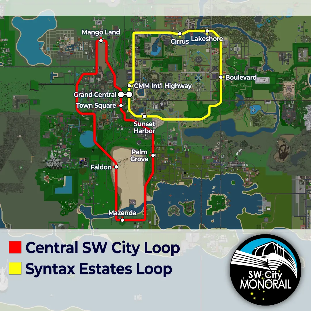 Monorail Map